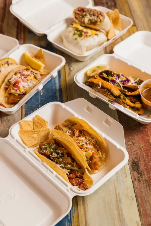 Modern Mexican tacos