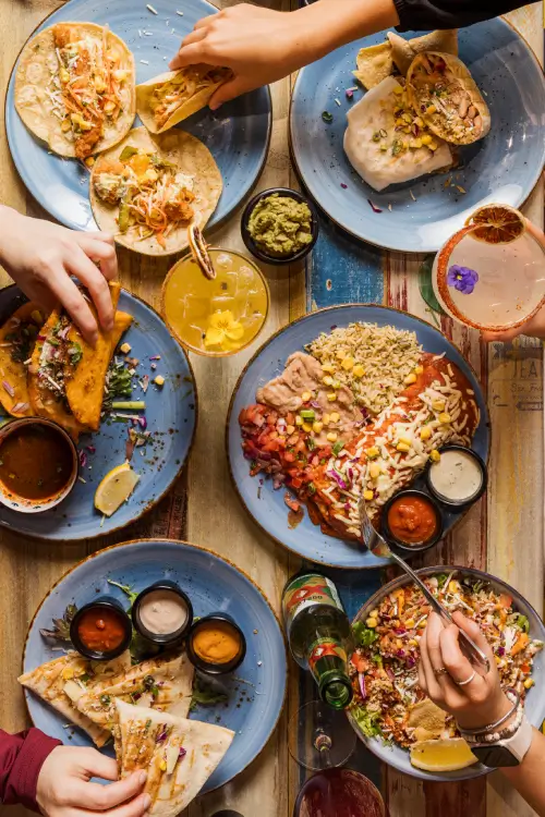 Mexican restaurant interior