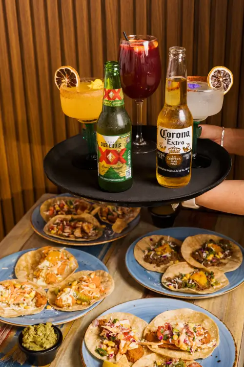 Colourful Mexican dishes